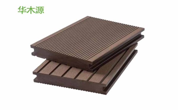 華木源塑木地板140×30實(shí)心淺啡色